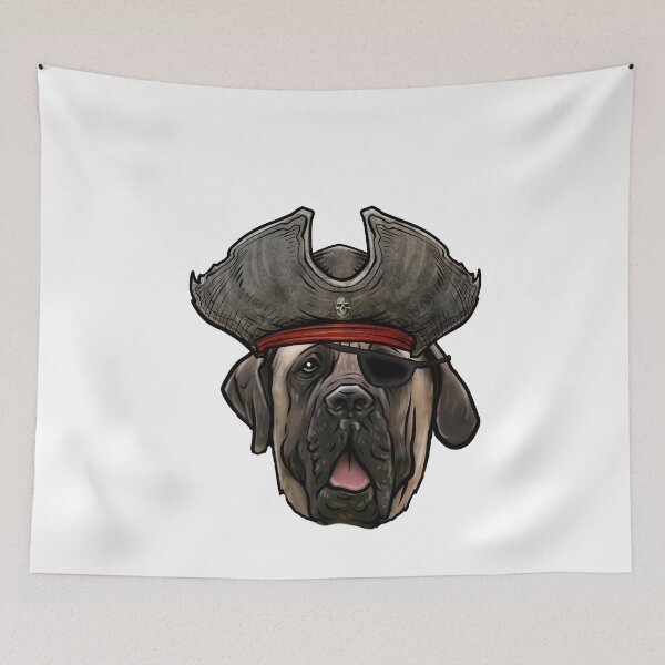 Item preview, English Mastiff Pirate designed and sold by whyitsme.