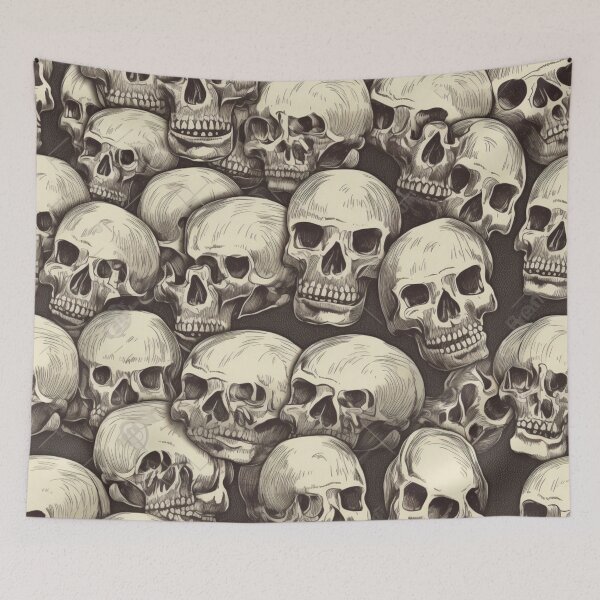 Item preview, Messed Up Skulls designed and sold by Fungal-Art.