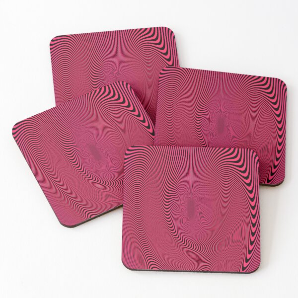Item preview, Opt Art Magenta Swirl 2 designed and sold by JoanNinjaHen.