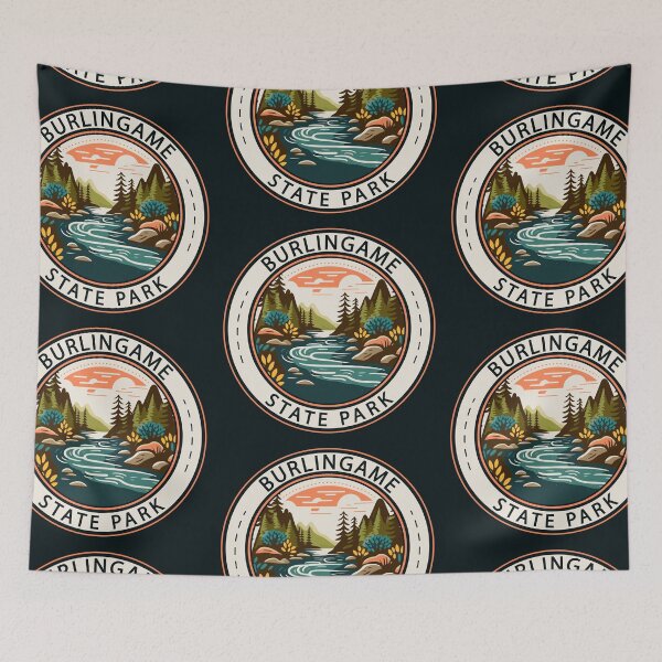 Item preview, Burlingame State Park Rhode Island Badge designed and sold by KrisSidDesigns.