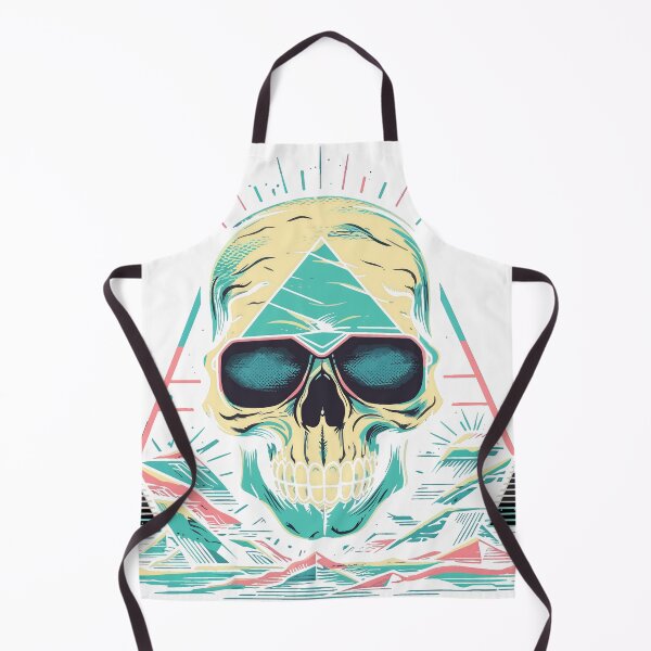 Item preview, Neon cool reaper skull designed and sold by TheInspiredAI.