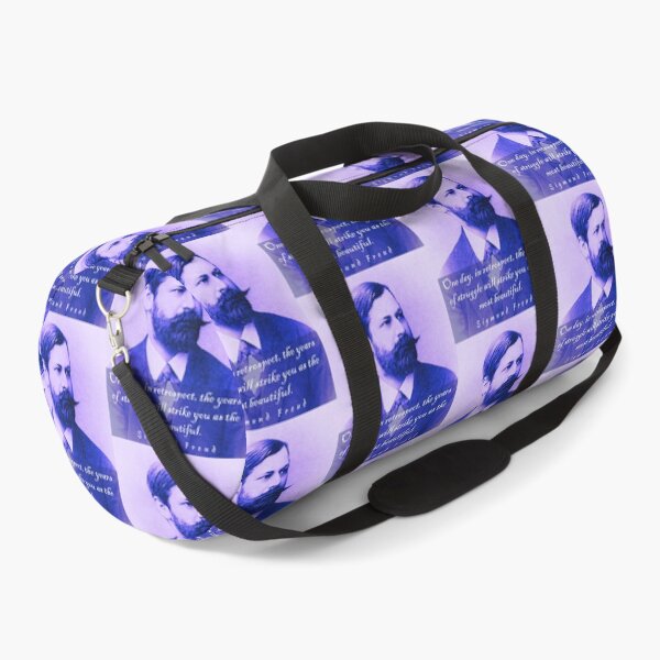 Item preview, Sigmund Freud portrait and quote: One day, in retrospect, the years of struggle will strike you as the most beautiful. designed and sold by artbleed.