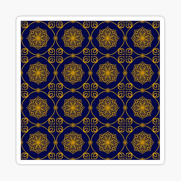 Item preview, Ikat Pattern Blue Ikat Pattern Geometric Pattern designed and sold by Apkdesigner.