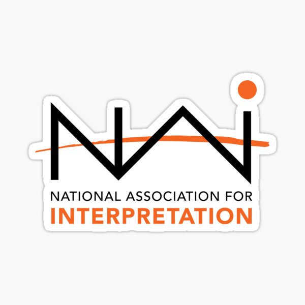 NAI Logo - Black/Orange Sticker