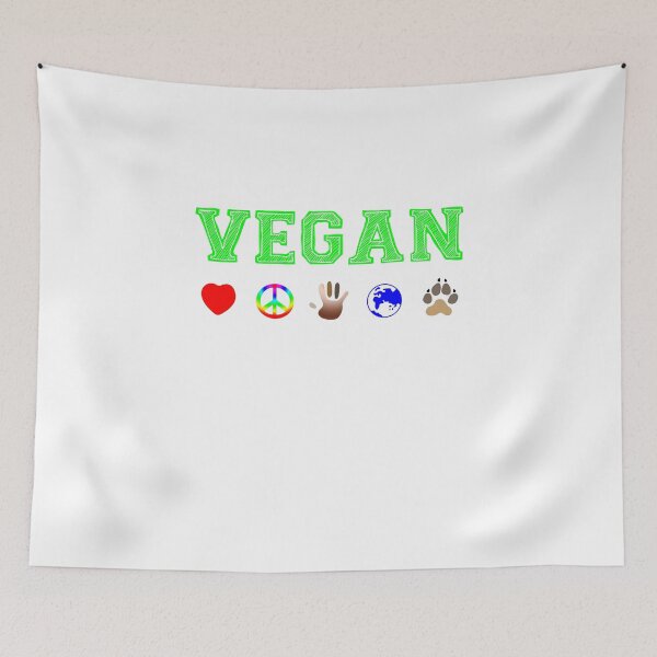 Item preview, Vegan Peace and Love designed and sold by jonaszeferino.