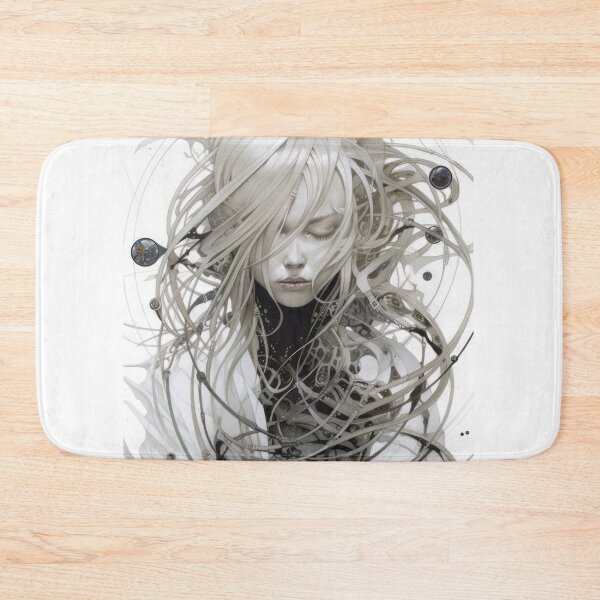 Artikelvorschau, Animated Woman with White Hair entworfen und verkauft von FireScreen.