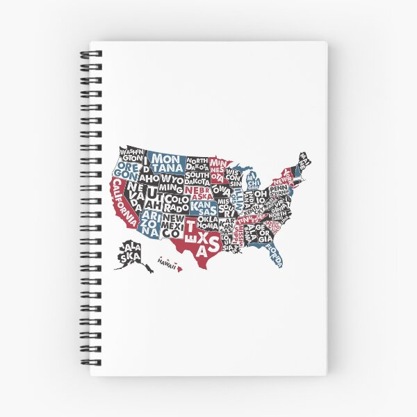 Item preview, Poster map of United States of America with state names. designed and sold by Moloko88.