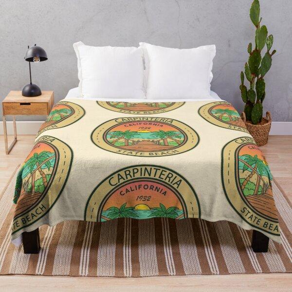 Item preview, Carpinteria State Beach California Circle Badge designed and sold by KrisSidDesigns.