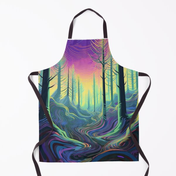 Item preview, Psychedelic Forest Painting designed and sold by frogg136.