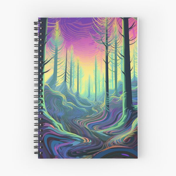 Item preview, Psychedelic Forest Painting  designed and sold by frogg136.