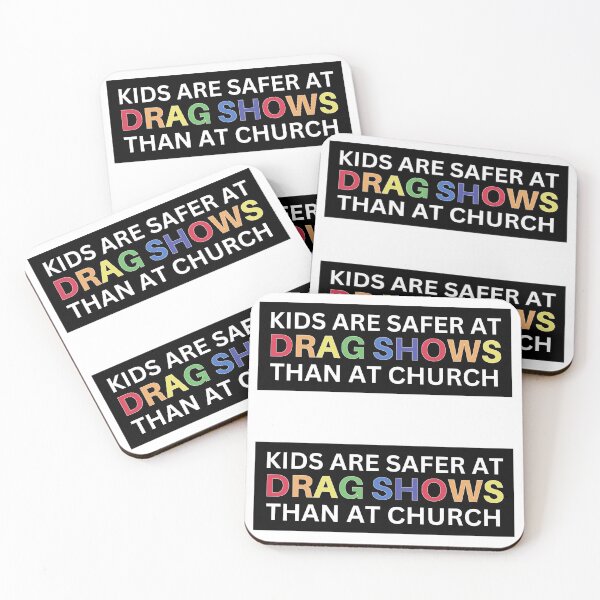 Item preview, Kids are safer at drag shows than at church designed and sold by Nepaz-Designs.