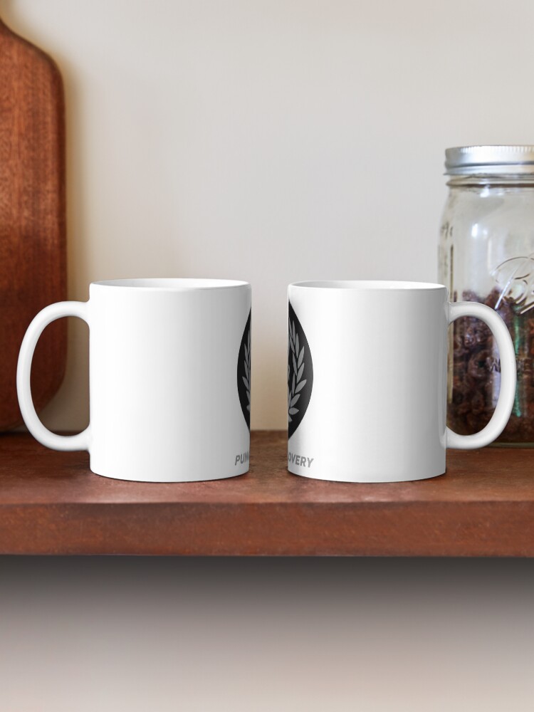 Thumbnail 2 of 6, Coffee Mug, PUNK ROCK RECOVERY designed and sold by greenarmyman.