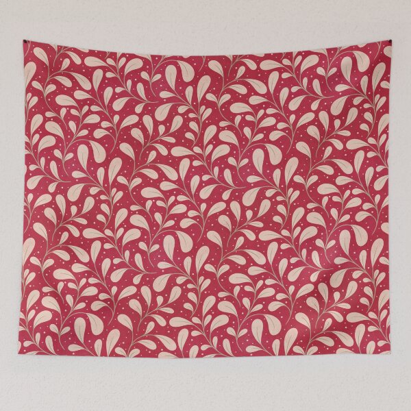 Item preview, Hot Crimson Floral Pattern designed and sold by RebeccaFlaherty.