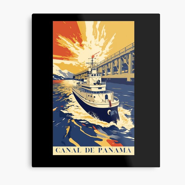 Item preview, Copy of Canal de Panamá Classic Panama Canal Cruise Gide Vintage T-Shirts Tee Canal-Wear  designed and sold by best-of-panama.
