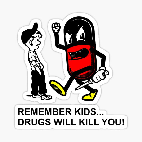 DRUGS KILL Sticker