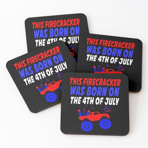 Item preview, This Firecracker Was Born On The 4th Of July USA Birthday Gift designed and sold by TMelonShop.
