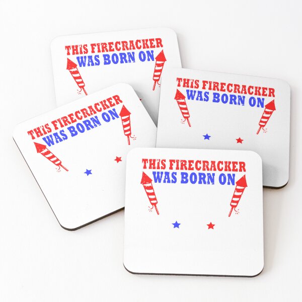 Item preview, Firecracker Was Born On The 4th Of July Birthday Patriotic Gift designed and sold by TMelonShop.