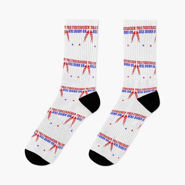 Item preview, Firecracker Was Born On The 4th Of July Birthday Patriotic Gift designed and sold by TMelonShop.