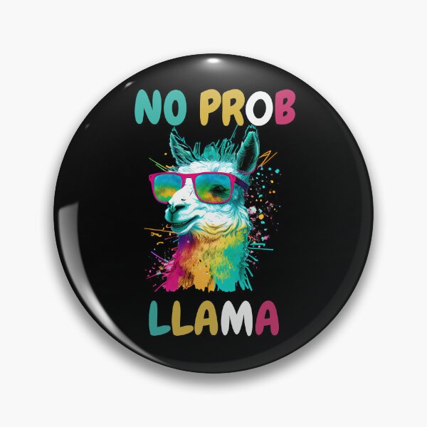 Item preview, No Prob Llama designed and sold by LlamaLoversShop.