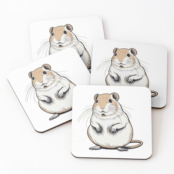 Item preview, Squeaky: a cute gerbil designed and sold by Relephants.