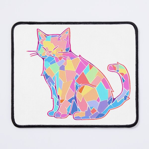 Item preview, Cute Colorful Polygon Cat, Kitty designed and sold by Artsynator.