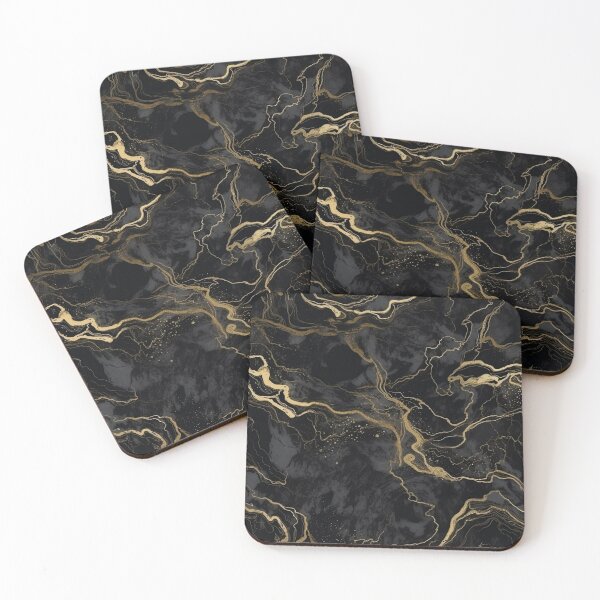 Item preview, Black Marble with Gold Veins designed and sold by TheArtfulNook.