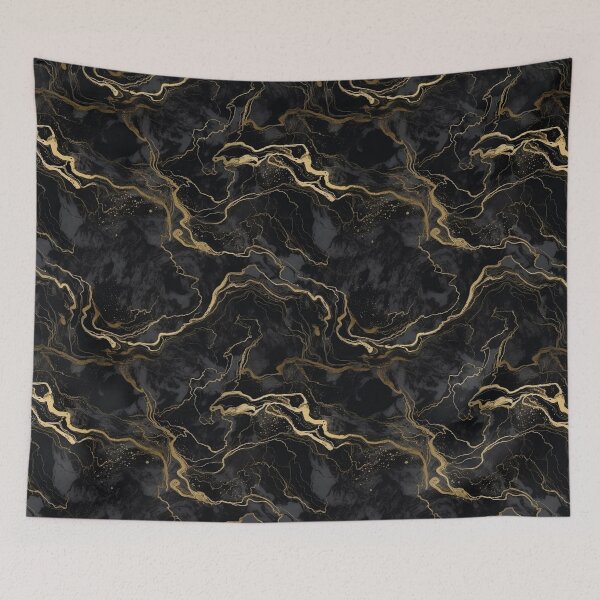 Item preview, Black Marble with Gold Veins designed and sold by TheArtfulNook.