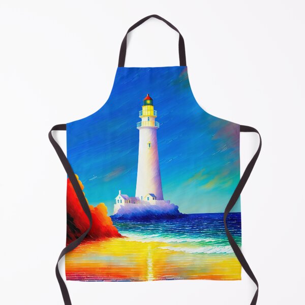 Item preview, Colourful Impressionistic Lighthouse 11 designed and sold by Yontartov.