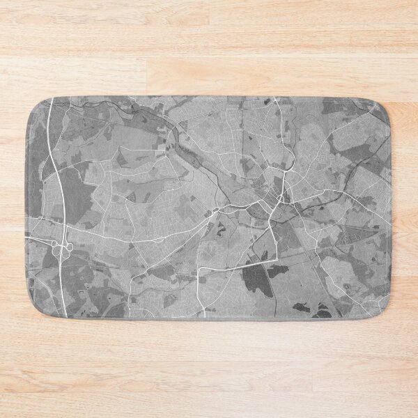 Item preview, Map of Wigan (England) in gray vintage style designed and sold by blursbyai.