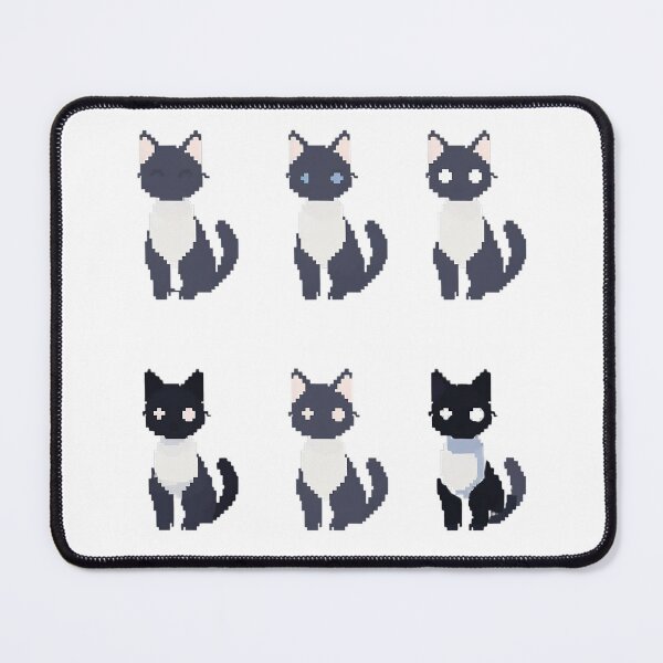 Item preview, Cute set of Pixel Cat, kitty Stickers designed and sold by Artsynator.