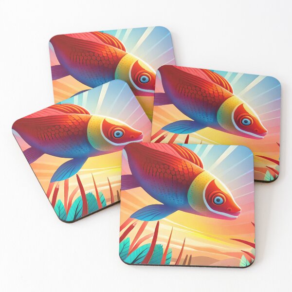 Item preview, Red fish designed and sold by jaquelinedejff.