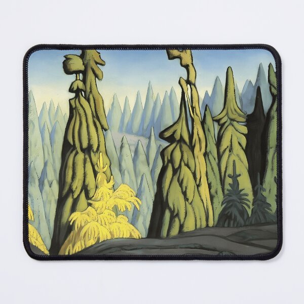 Aperçu de l'œuvre Arbres du Nord par Lawren Harris créée et vendue par TheRedVineyard.