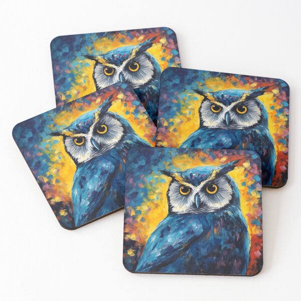 Item preview, Finger Painted Owl designed and sold by Matt's Artificial Nature.