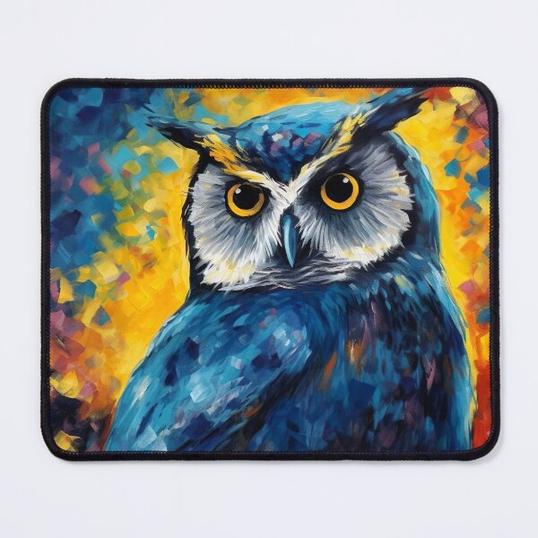 Item preview, Finger Painted Owl designed and sold by Matt's Artificial Nature.