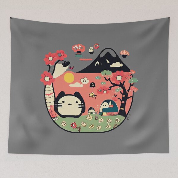 Item preview, Cute Japanese Design designed and sold by pedrogag.