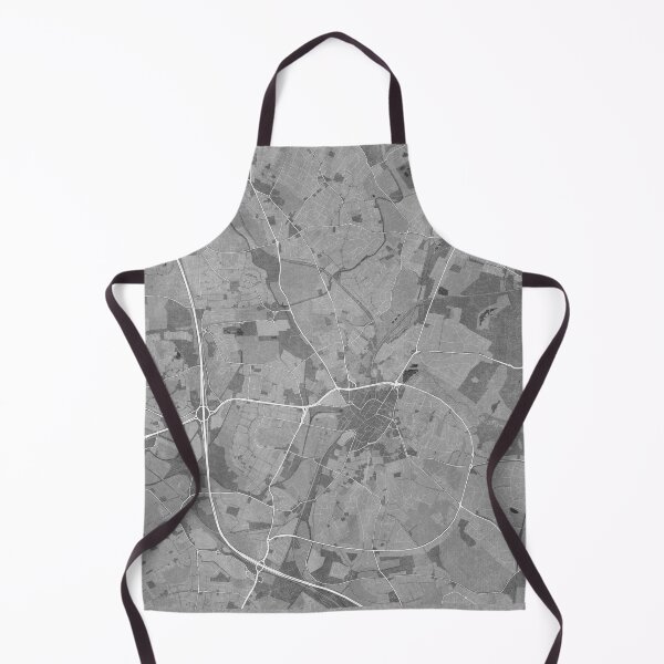 Item preview, Map of Walsall (England) in gray vintage style designed and sold by blursbyai.