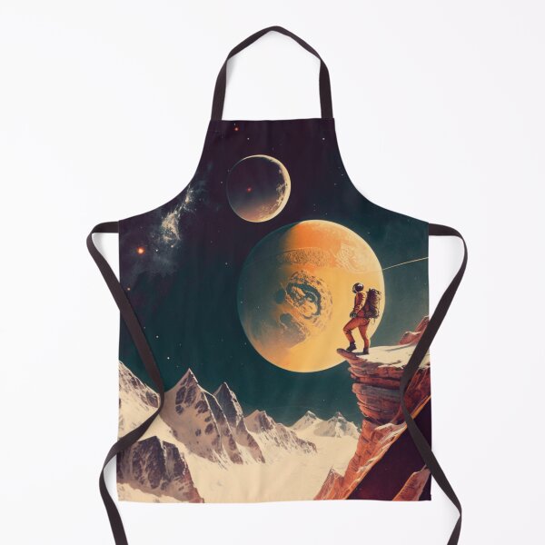 Artikelvorschau, Alpinist, der das Universum erklimmt, Vintager Surrealist entworfen und verkauft von Synthetic-Dream.