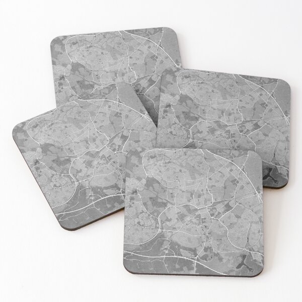 Item preview, Map of Swindon (England) in gray vintage style designed and sold by blursbyai.