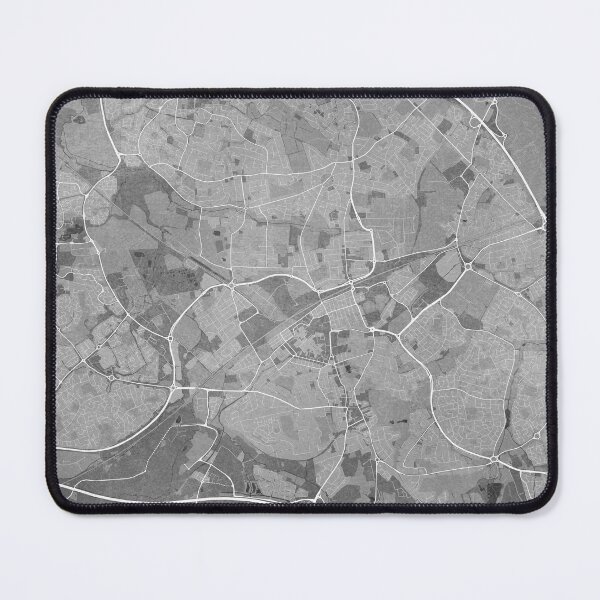 Item preview, Map of Swindon (England) in gray vintage style designed and sold by blursbyai.