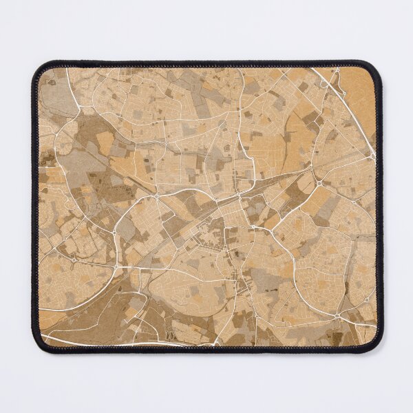 Item preview, Map of Swindon (England) in sepia vintage style designed and sold by blursbyai.