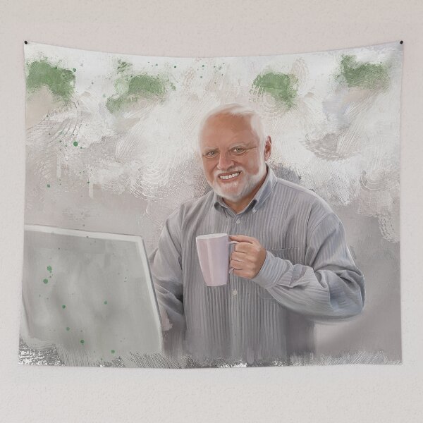 Item preview, Hide the Pain Harold Painting designed and sold by Gerenuke.