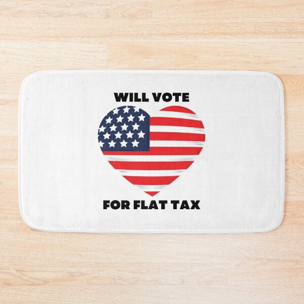 Item preview, Will Vote for Flat Tax designed and sold by LifeLongTees ..