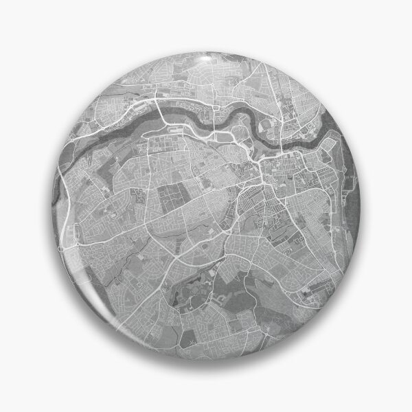 Artikelvorschau, Map of Sunderland (England) in gray vintage style entworfen und verkauft von blursbyai.