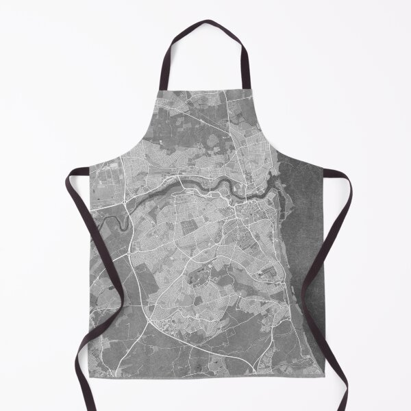 Item preview, Map of Sunderland (England) in gray vintage style designed and sold by blursbyai.