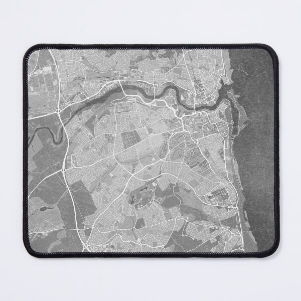Item preview, Map of Sunderland (England) in gray vintage style designed and sold by blursbyai.