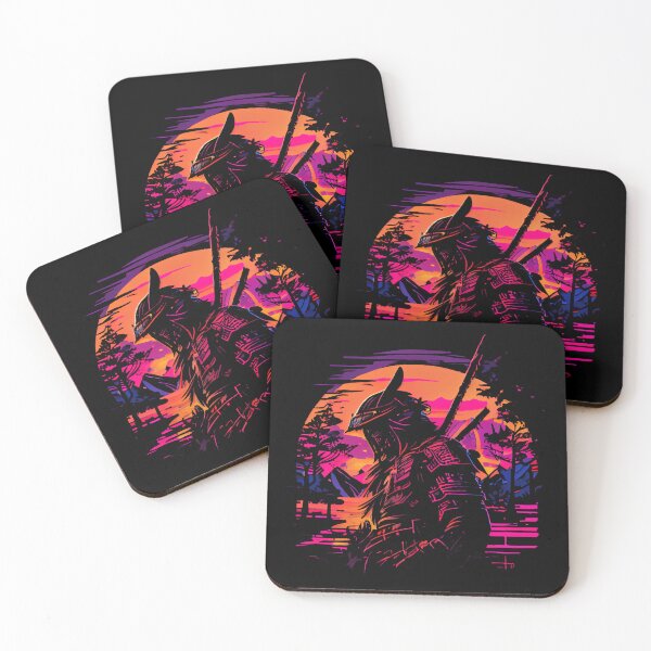 Item preview, Synthwave Samurai designed and sold by pedrogag.