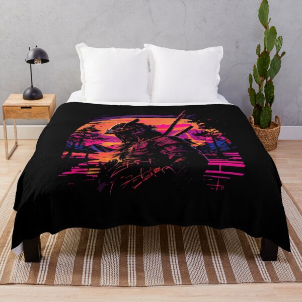 Item preview, Synthwave Samurai designed and sold by pedrogag.