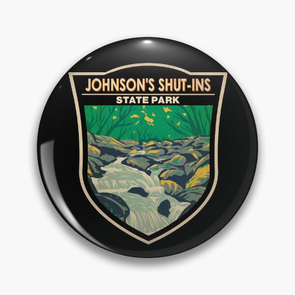 Artikelvorschau, Johnsons Shut-Ins Missouri Reisekunst-Abzeichen entworfen und verkauft von KrisSidDesigns.