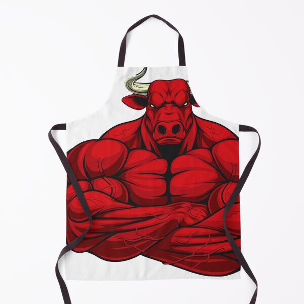 Item preview, ANGRY RED BULL (WHITE) designed and sold by RUBYAL.