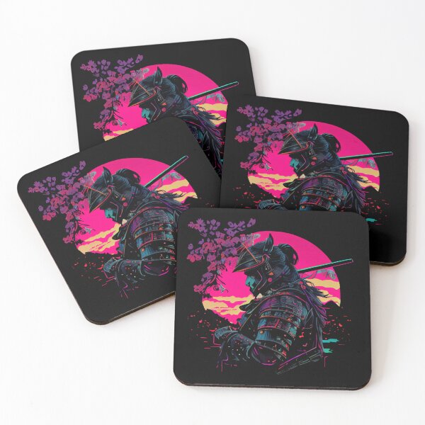 Item preview, Synthwave Samurai designed and sold by pedrogag.